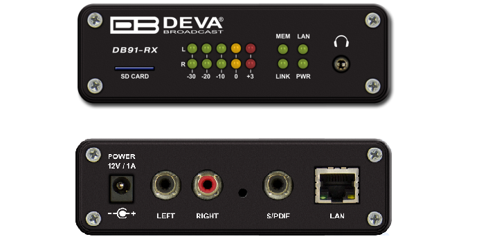 DB91-RX  DEVA | Enlace IP Audio